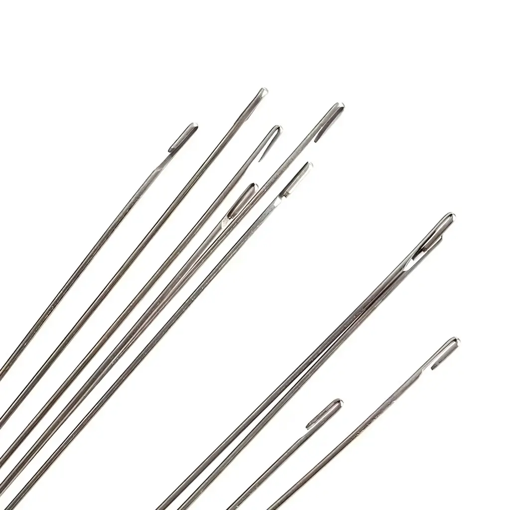 Kim Xâu Hạt 1 Đầu Có Rãnh Luồn Dây – Dụng Cụ Làm Trang Sức