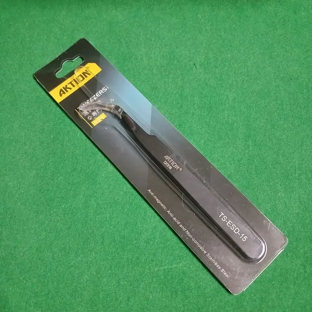 Nhíp Chống Tĩnh Điện AKTION TS-ESD Đầu Nhọn – Thẳng/Cong