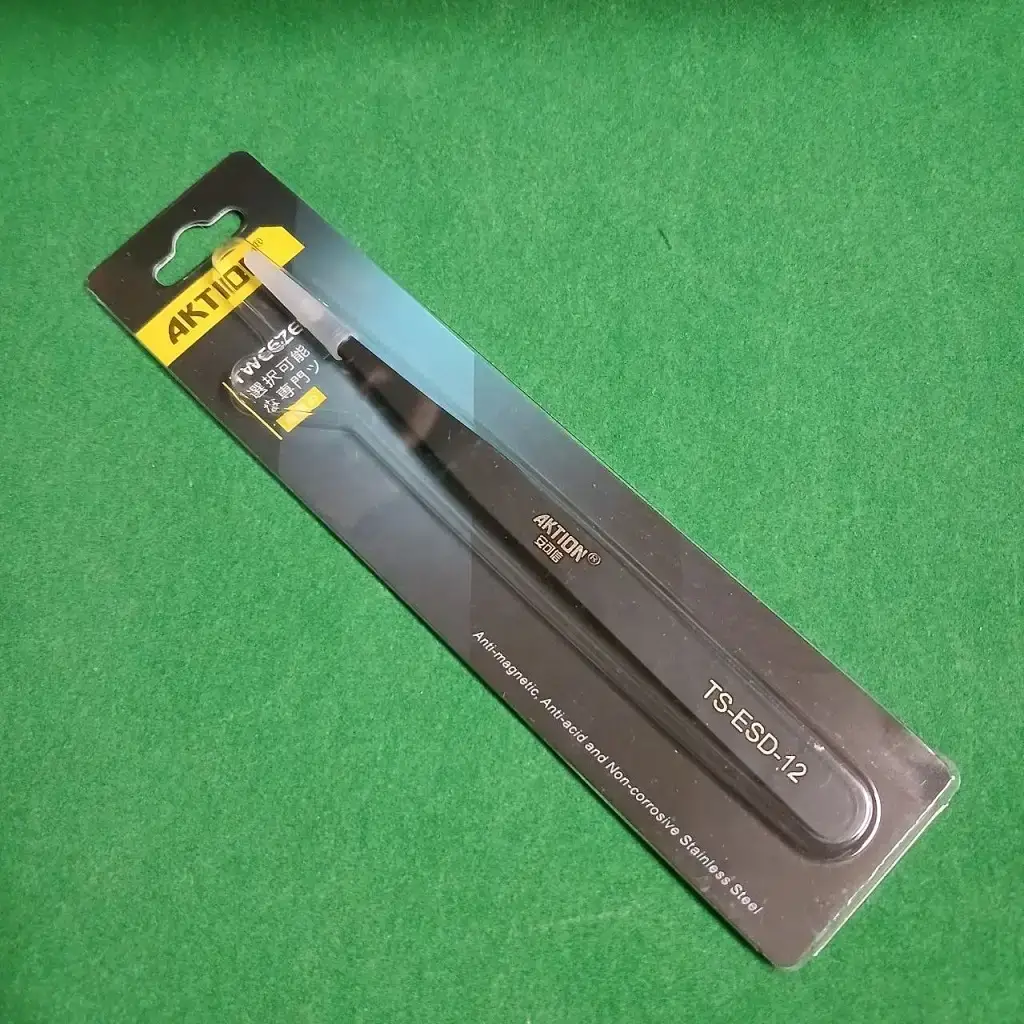 Nhíp Chống Tĩnh Điện AKTION TS-ESD Đầu Nhọn – Thẳng/Cong