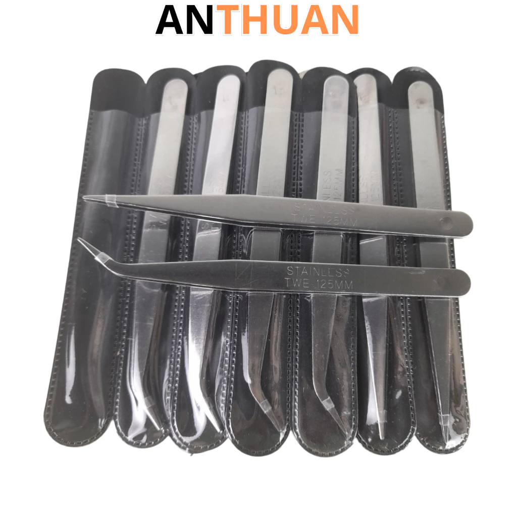 Nhíp gắp chỉ TWE-125MM cong thẳng, nhíp vệ sinh máy may - phụ kiện may mặc