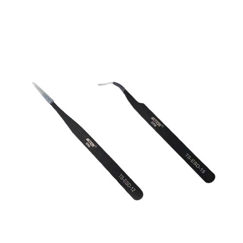 Nhíp Chống Tĩnh Điện AKTION TS-ESD Đầu Nhọn – Thẳng/Cong