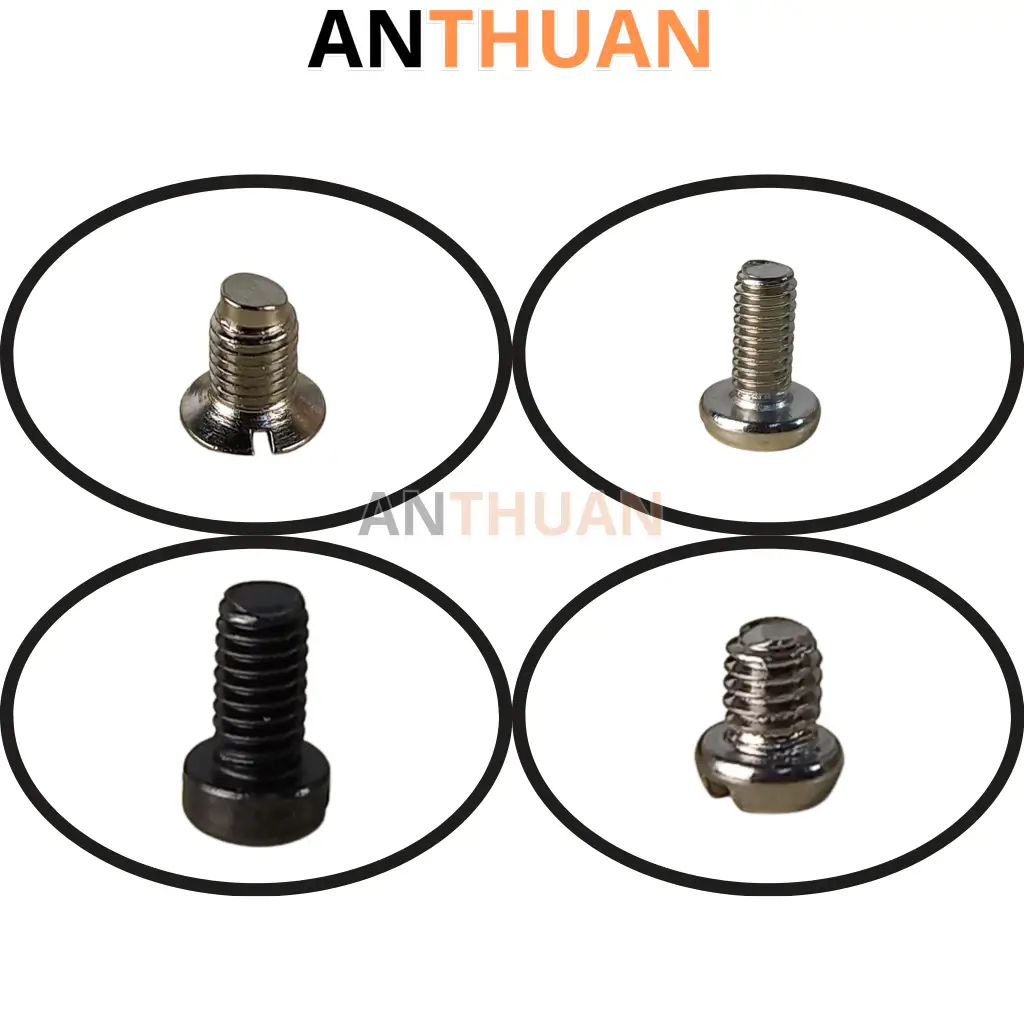 Ốc vít máy may 1 kim công nghiệp - Ốc chân vịt, Ốc gắn kim, Ốc mặt nguyệt, Ốc răng cưa/bàn lừa