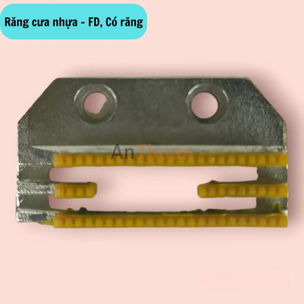 Răng cưa, bàn lừa nhựa 3 cầu, 4 cầu máy may 1 kim công nghiệp