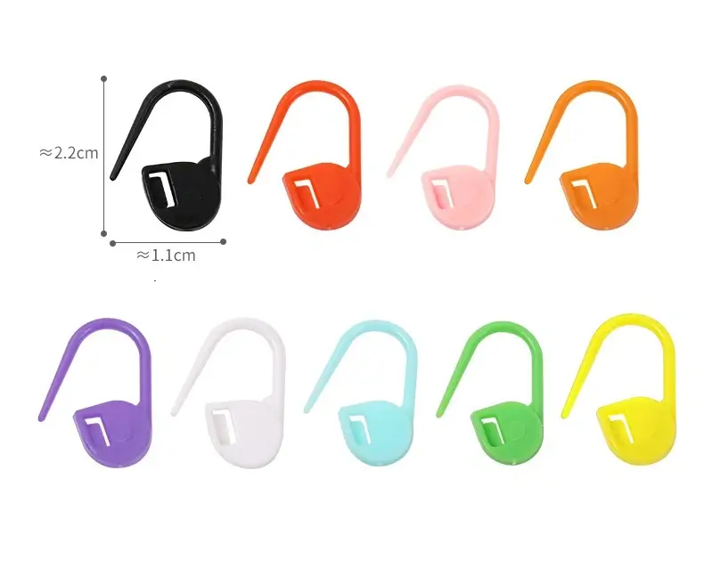 Gói 1000 Ghim Đánh Dấu Len Bằng Nhựa Nhiều Màu Sắc Ngẫu Nhiên