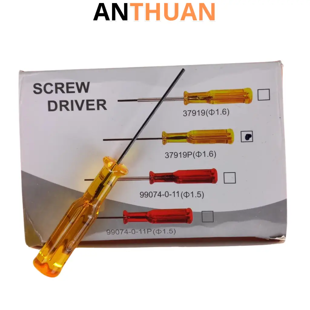 Tua vít lục giác 1.5 li (990474-0-11P), 1.6 li (37919P) dùng siết, mở ốc kim máy vắt sổ, kansai