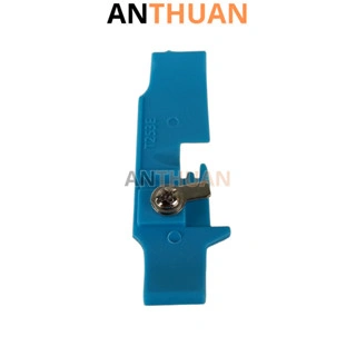 Đế chân vịt nhựa vắt sổ 4 chỉ màu xanh 2 da