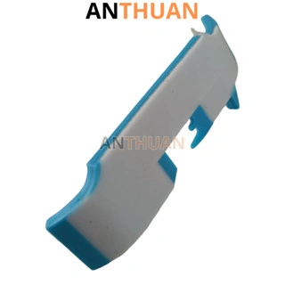 Đế chân vịt nhựa vắt sổ 4 chỉ màu xanh 2 da