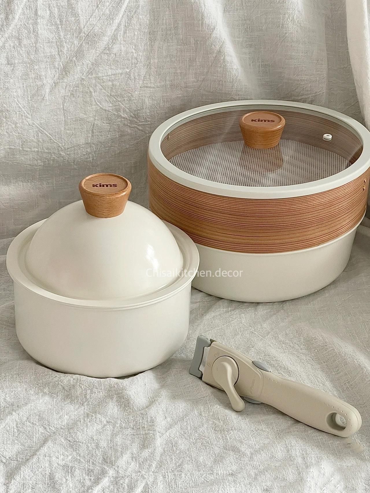 Set Nồi Kims Cook Trắng