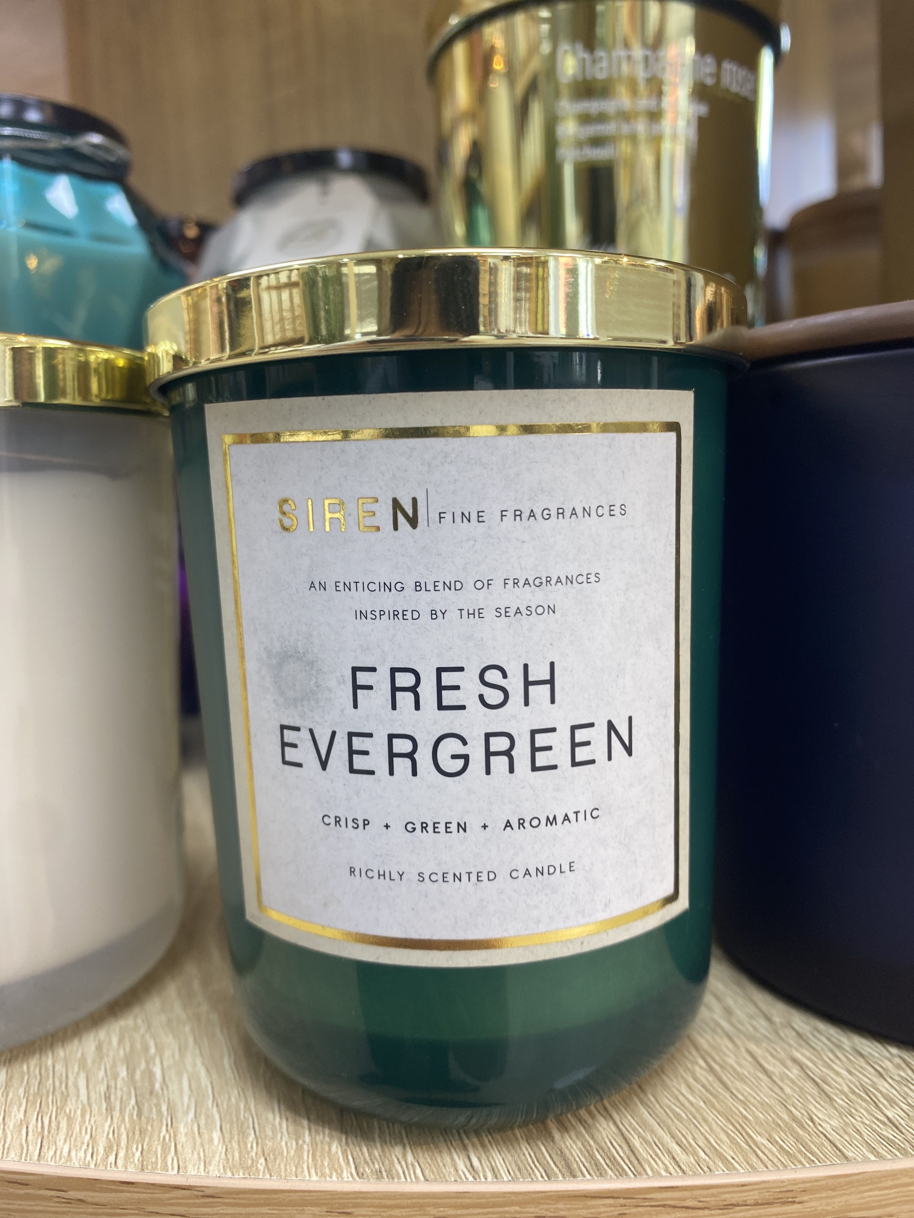 Nến siren Fresh Evergreen 7,4oz