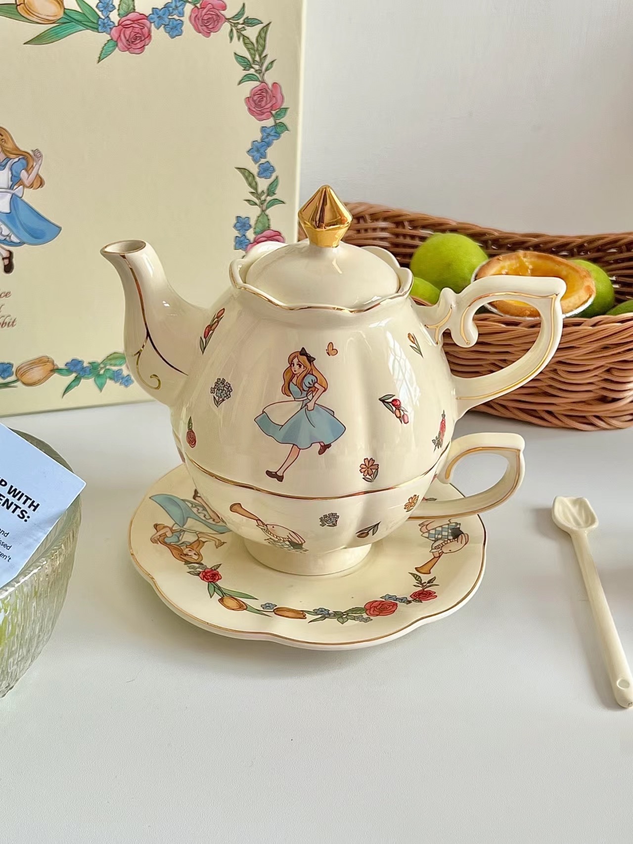 Rabbit Tea Alice Set trà Alice and Rabbit