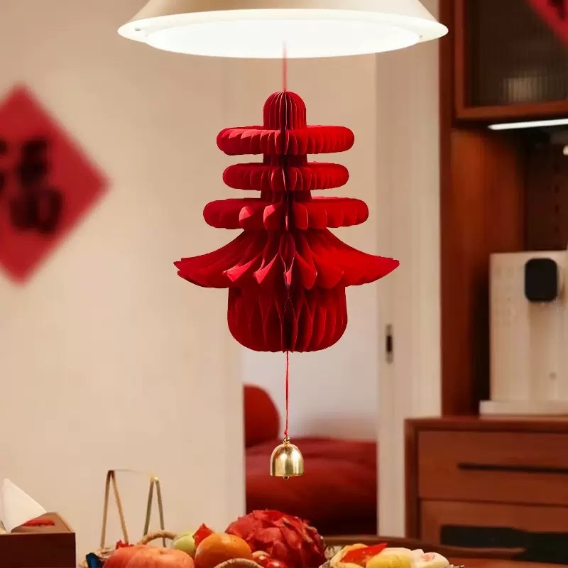 Đèn lồng trang trí năm mới 20-30cm