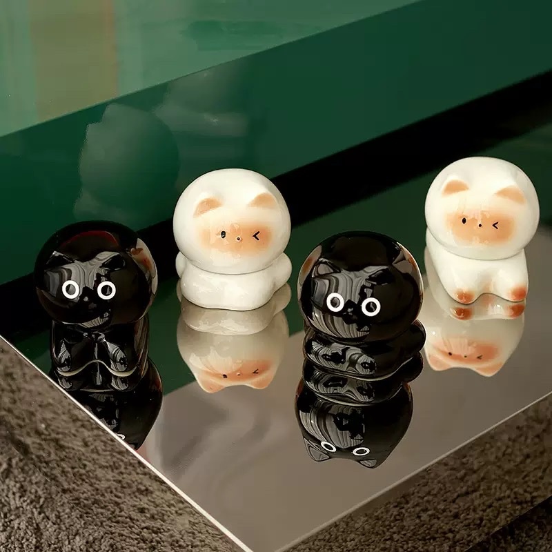 Lọ tăm mèo xiêm đáng yêu