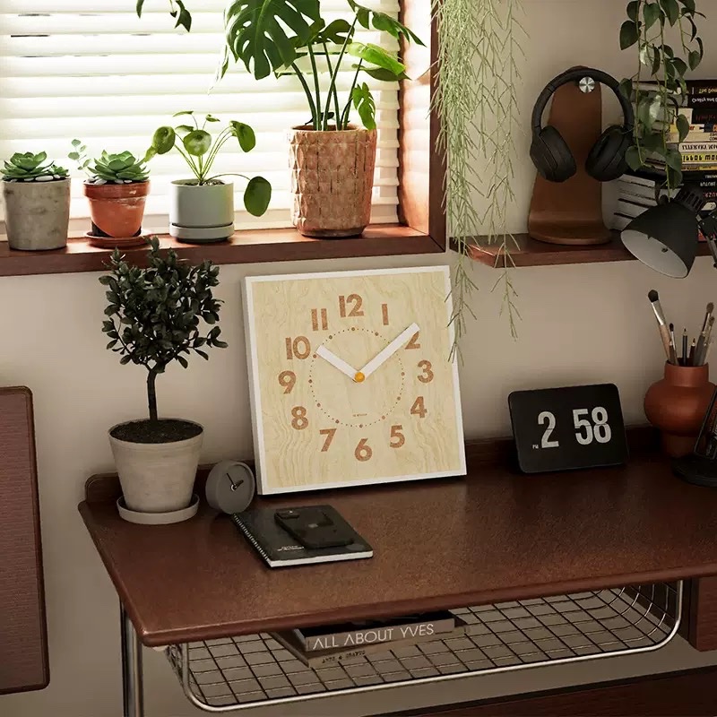 Đồng hồ DC studio vuông 35*35cm