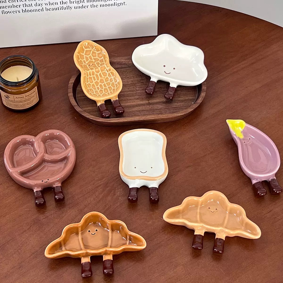 Đĩa dessert dễ thương