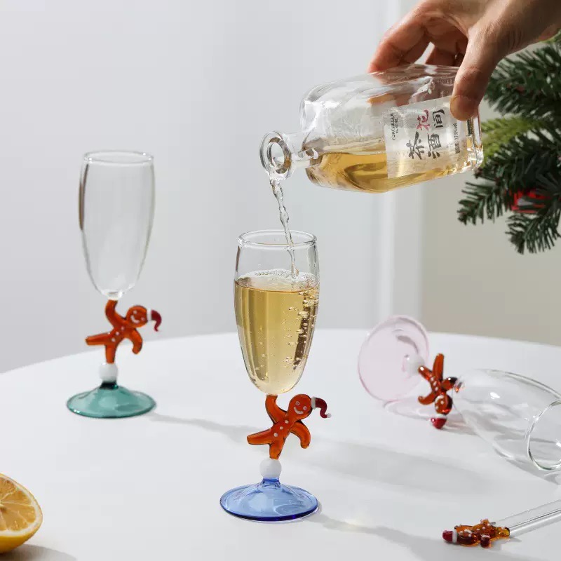 Ly Christmas BG kèm que khuấy