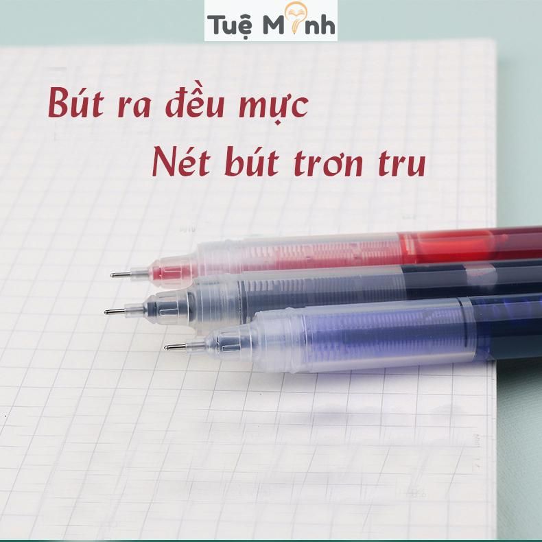Bút ngòi kim mực nước nét 0.5mm B49 bút viết mực xanh/ đen/ đỏ phong cách Muji