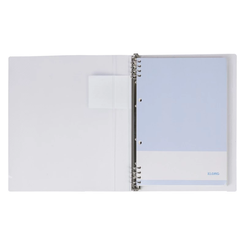 Sổ kẻ ngang nét đứt kẹp còng sắt B5 100 tờ 100/76 Klong MS531-8 chấu