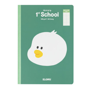Vở 4 ô ly 1st School B5¯ 80 trang 100/76 Klong Ms077