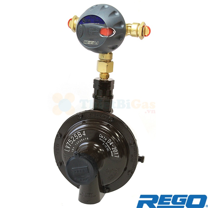 Rego 7525B4 - Van Điều Áp 2 Cấp Tự Động Chuyển Đổi Khí LPG