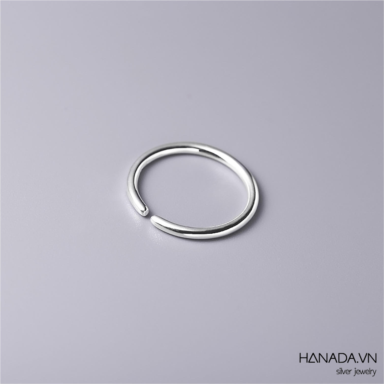 Nhẫn Trơn Bản Dày FREESIZE 2720