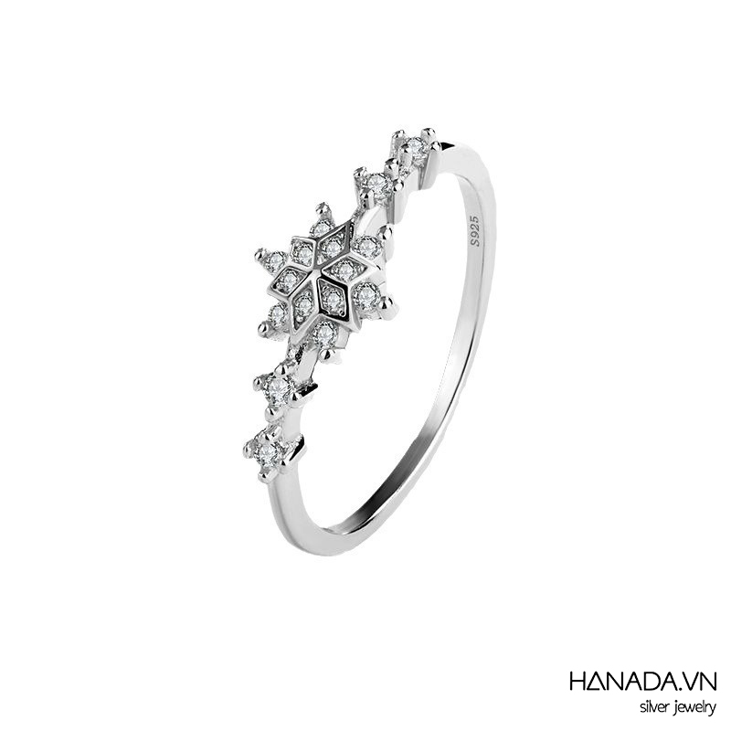 Nhẫn đá hoa tuyết 2675