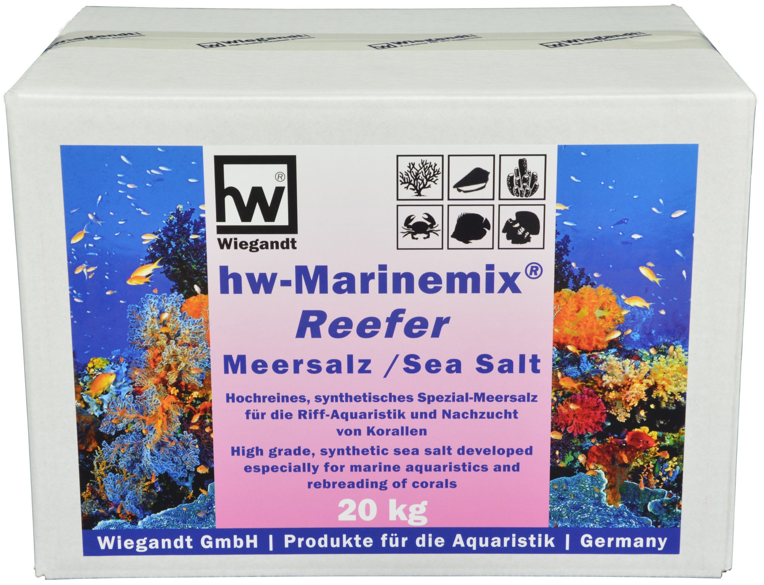 HW-MARINEMIX REEFER SALT 20KG MUỐI CHO BỂ CÁ CẢNH BIỂN