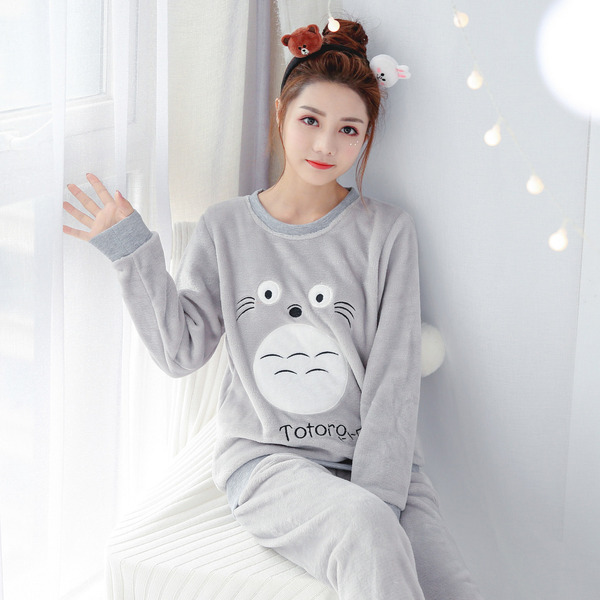 Bộ đồ ngủ Torotoro xám nhạt