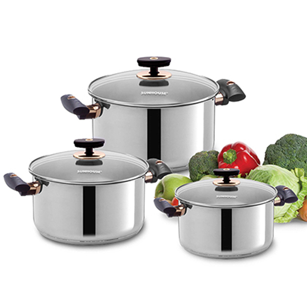 Bộ đồ gia dụng 3 nồi inox