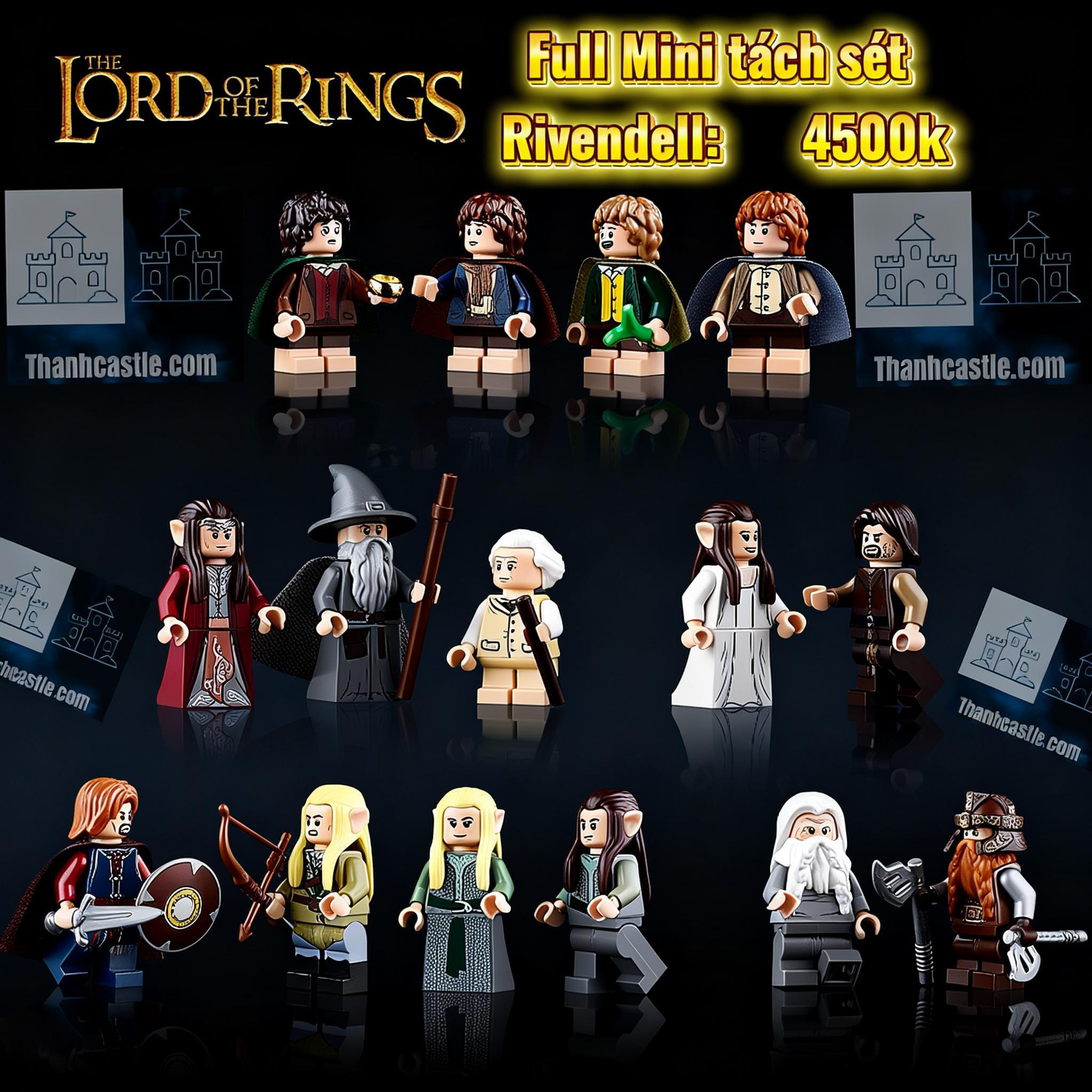 Full Mini Rivendell tách sét đủ phụ kiện