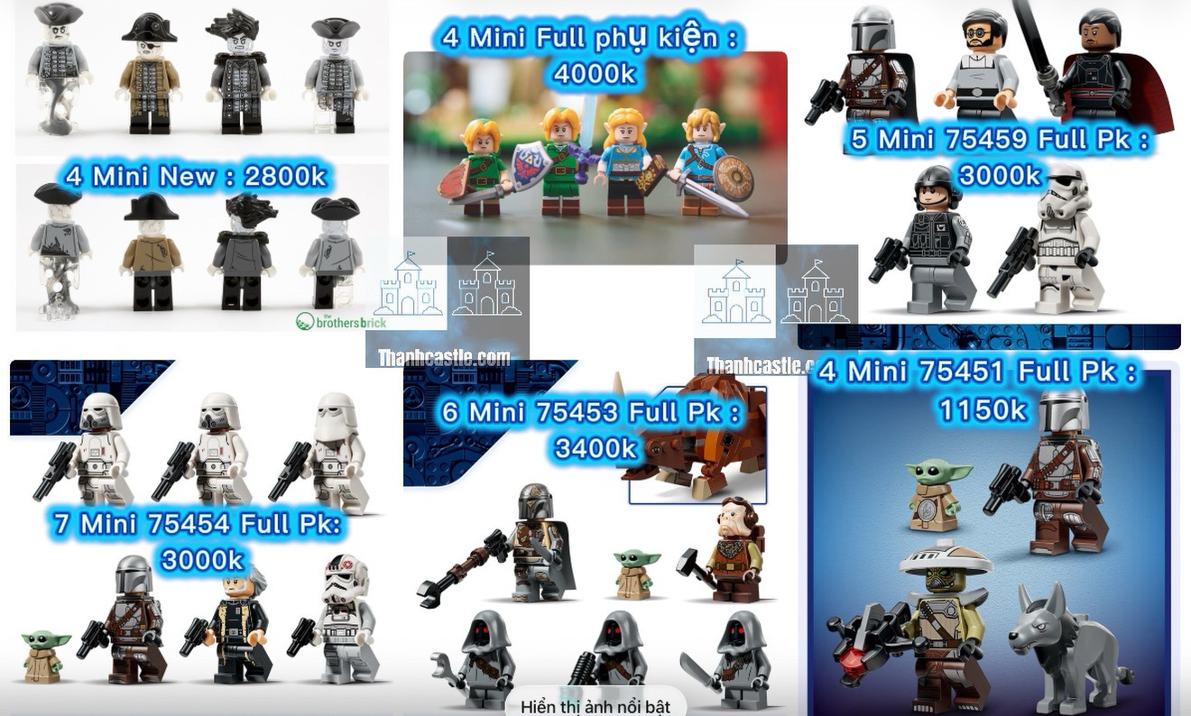 Giá các combo Mini (1)
