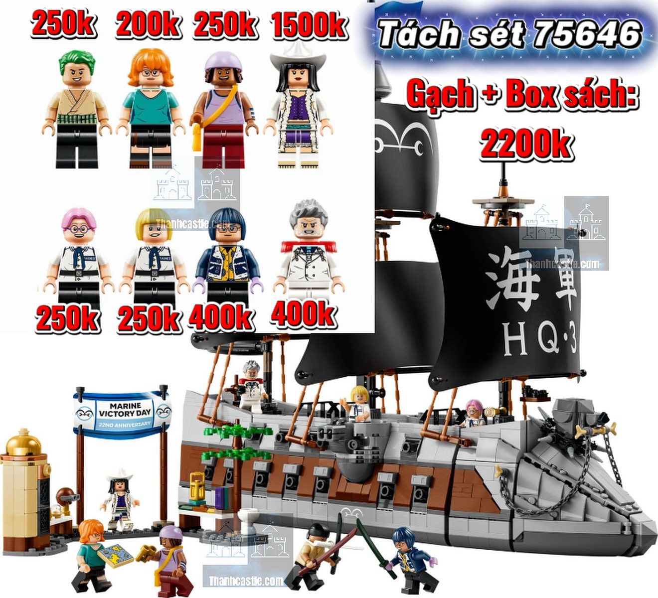 Giá lẻ Mini và gạch tàu