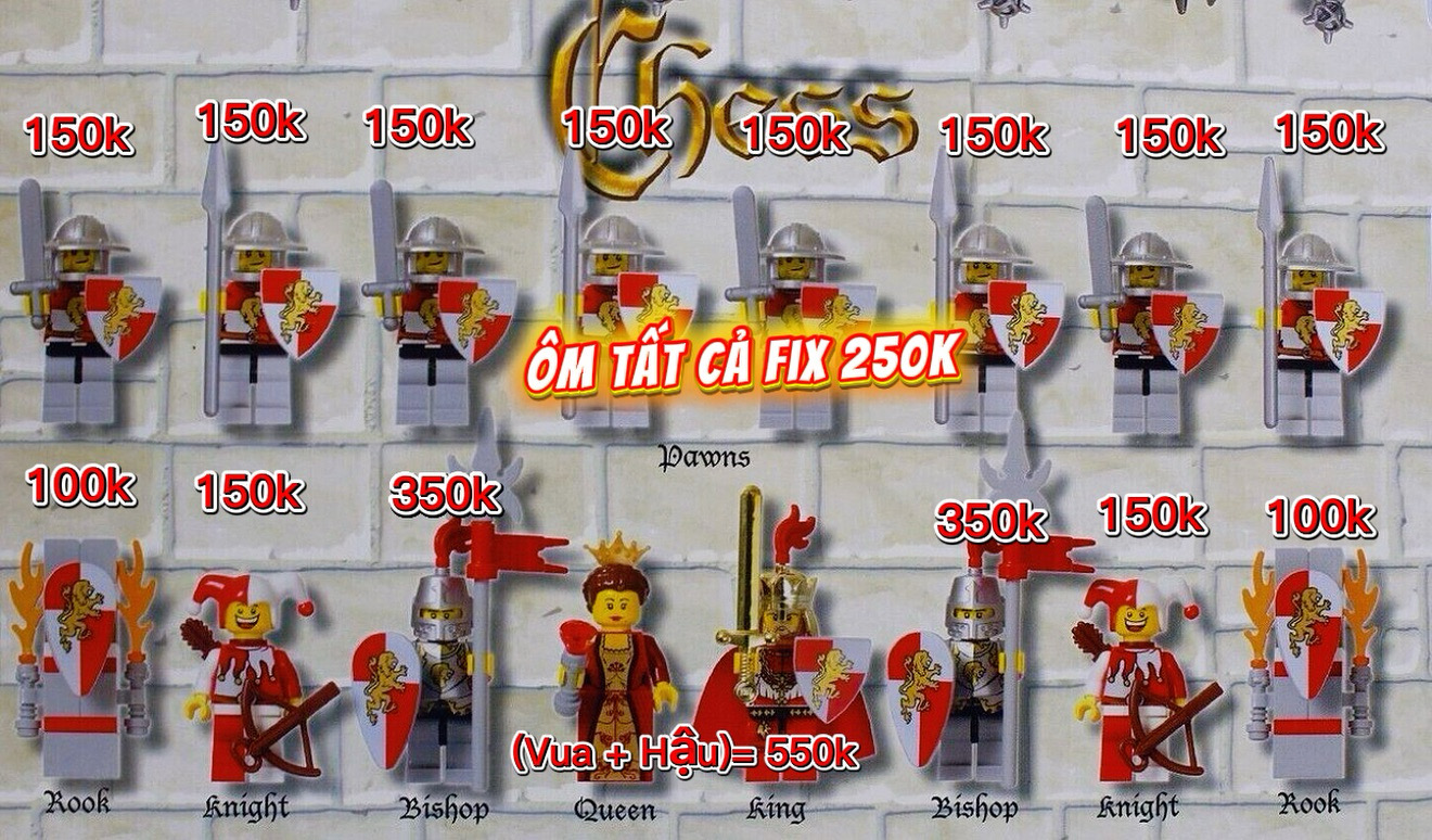 Kingdom chess lẻ mini như hình