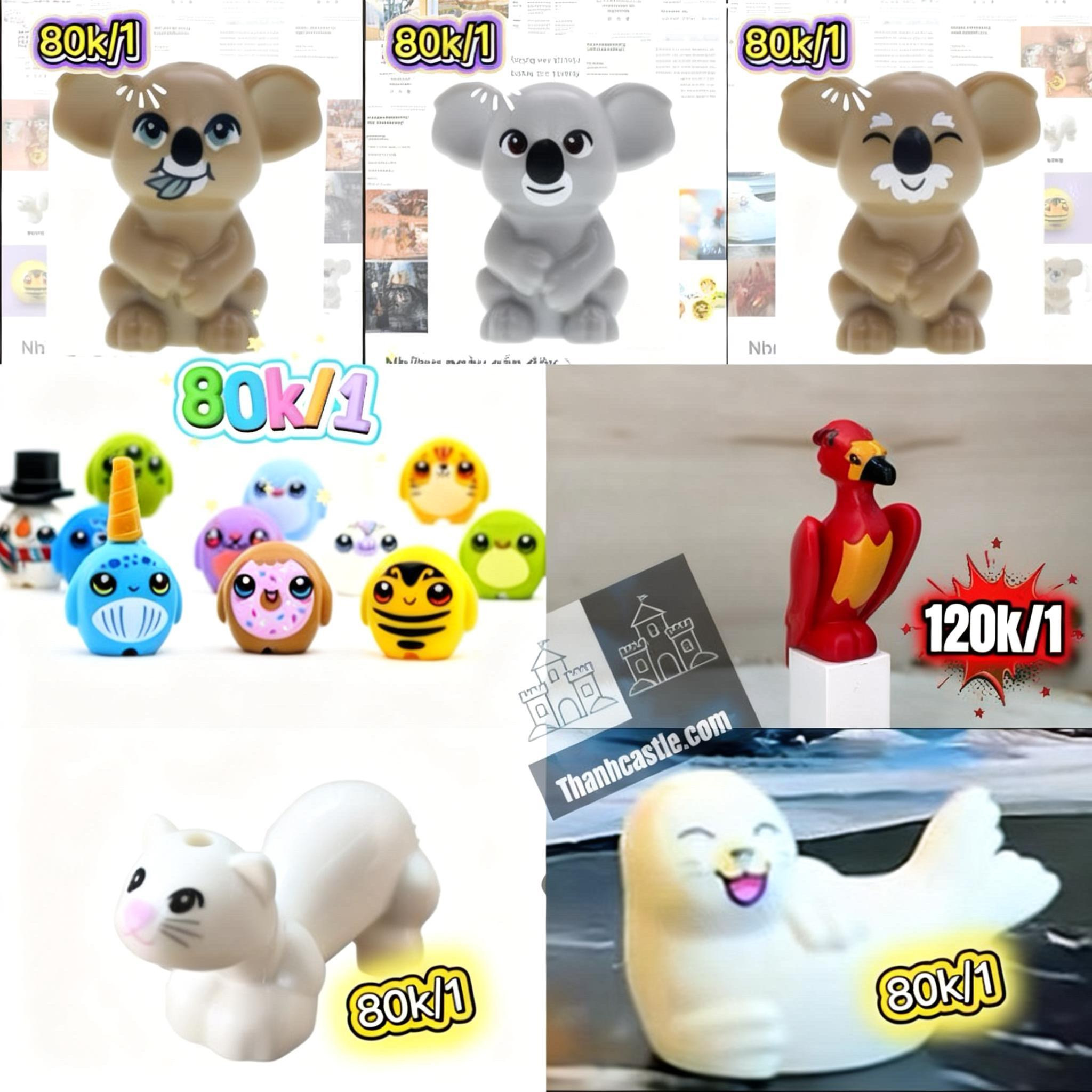 Pét Lego tách sét