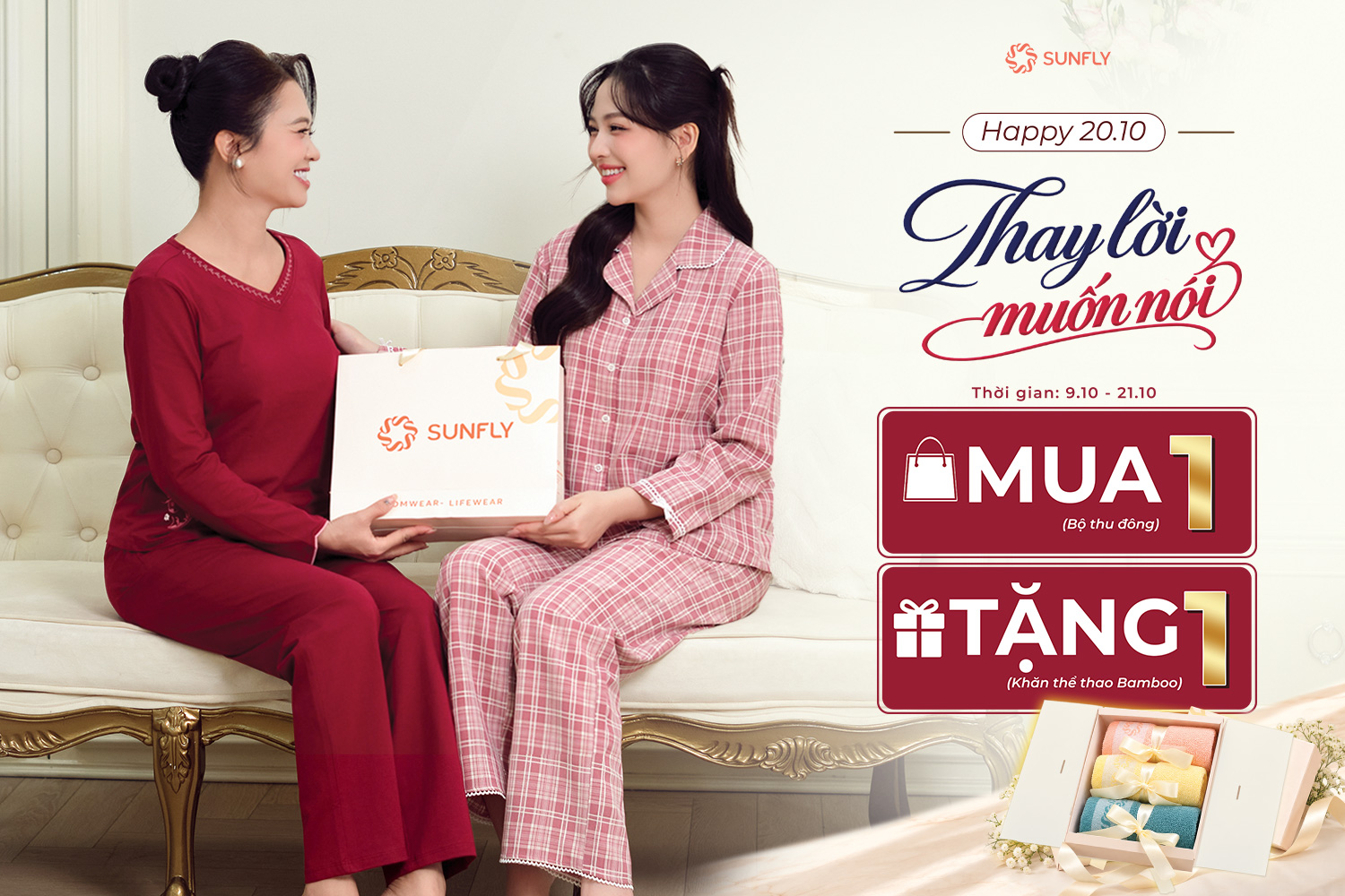 𝐇𝐀𝐏𝐏𝐘 𝟐𝟎.𝟏𝟎 | THAY LỜI MUỐN NÓI - MUA 1 TẶNG 1