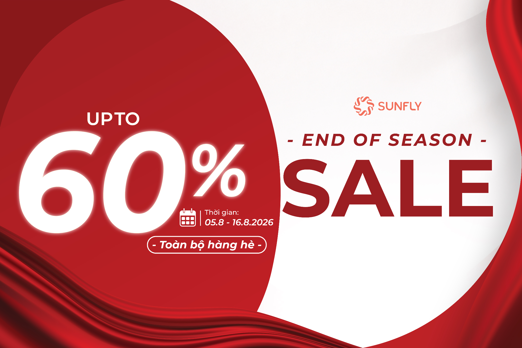 𝐄𝐍𝐃 𝐎𝐅 𝐒𝐄𝐀𝐒𝐎𝐍 𝐒𝐀𝐋𝐄 | XẢ KHO CUỐI VỤ - UPTO 60% TOÀN BỘ HÀNG HÈ