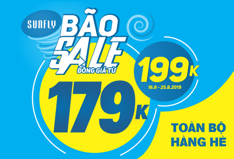 Bão sale - Đồng giá từ 179k - 199k toàn bộ hàng hè
