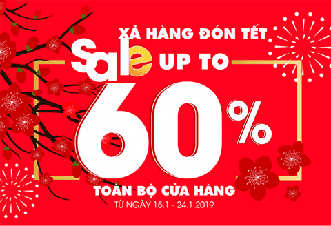 Sunfly xả hàng đón tết, sale up to 60%, toàn bộ cửa hàng