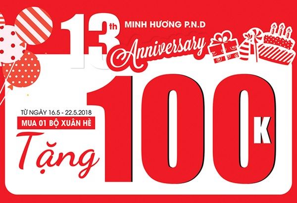 Mừng sinh nhật Minh Hương P.N.D tặng ngay 100.000đ