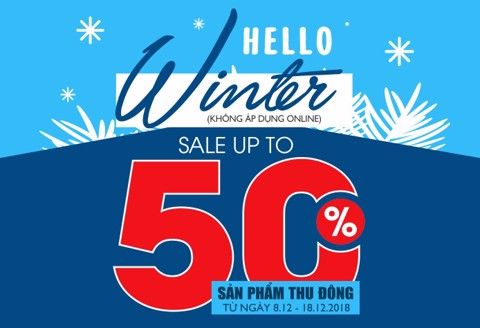 Hello Winter - Sunfly sale sốc hàng đông