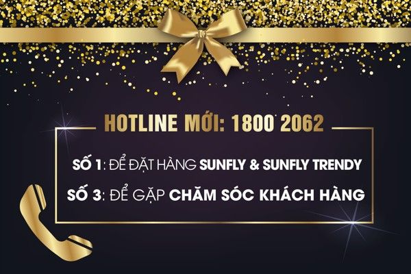 Sunfly chính thức hoạt động hotline gọi miễn phí 1800 2062