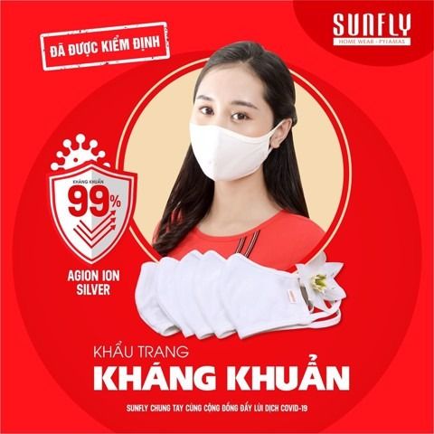 Tại sao nên mua khẩu trang vải kháng khuẩn Sunfly