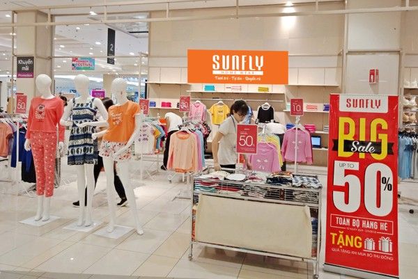 Trải nghiệm ngay không gian mua sắm tưng bừng của Sunfly Tại Aeon Mall Long Biên