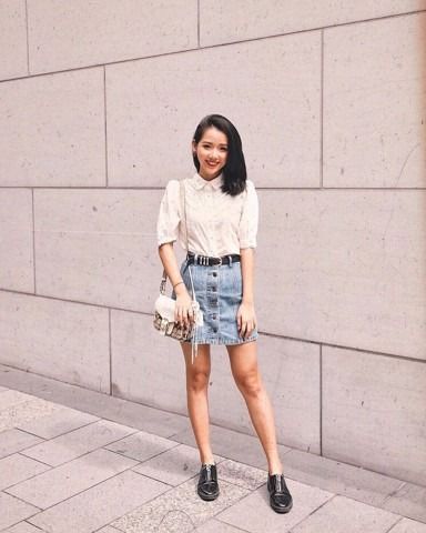 Cách mặc đồ ăn gian chiều cao cho những nàng nấm lùn