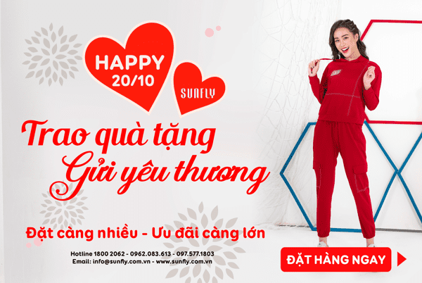 Happy 20/10 - trao quà tặng, gửi yêu thương