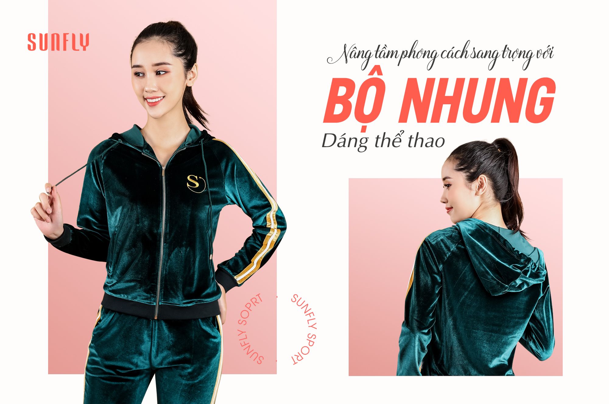 Vải nhung xu hướng thời trang mùa đông mang lại sự sang trọng cho người mặc