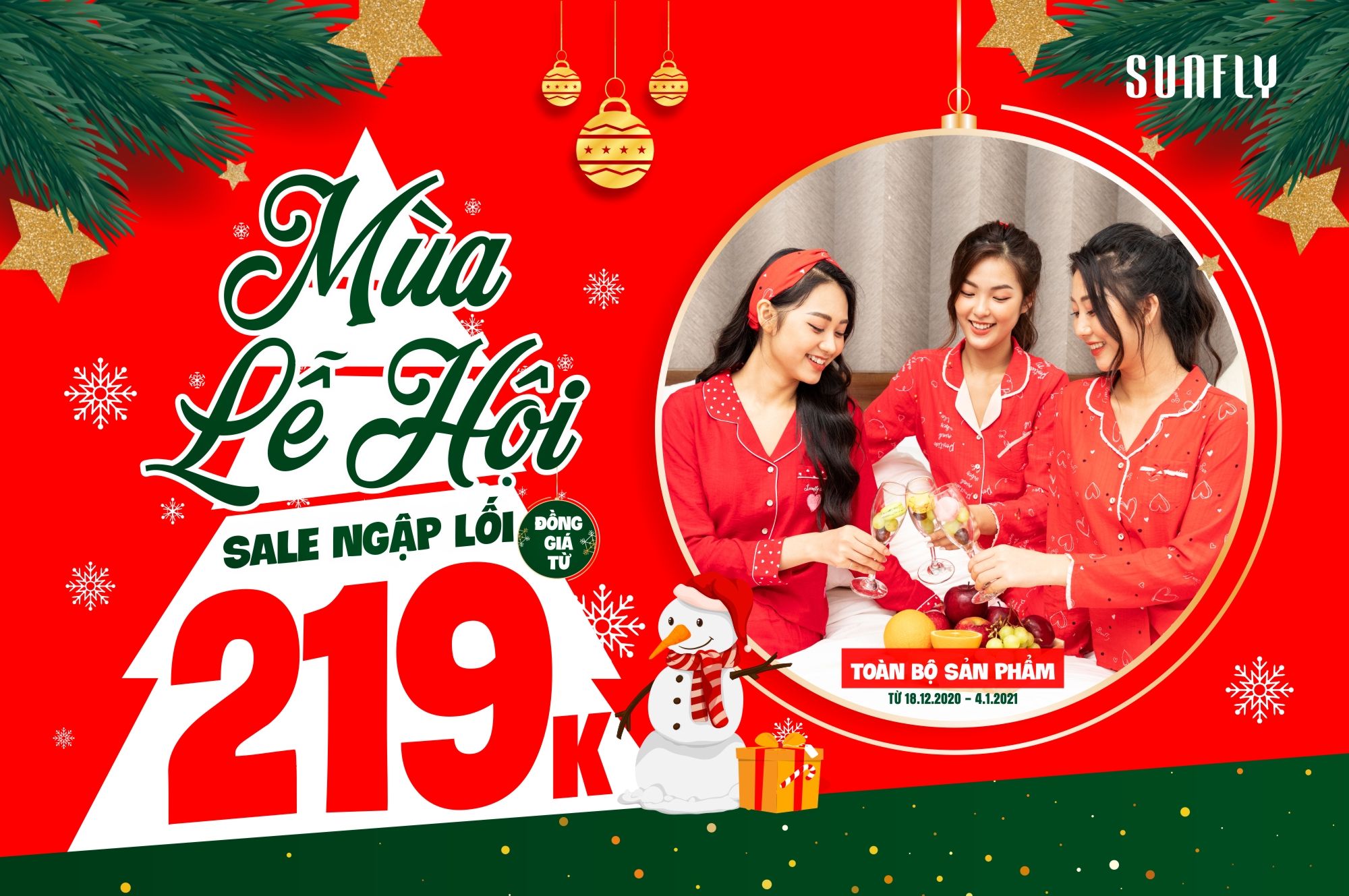 Mùa lễ hội, sales ngập lối- đồng giá từ 219k