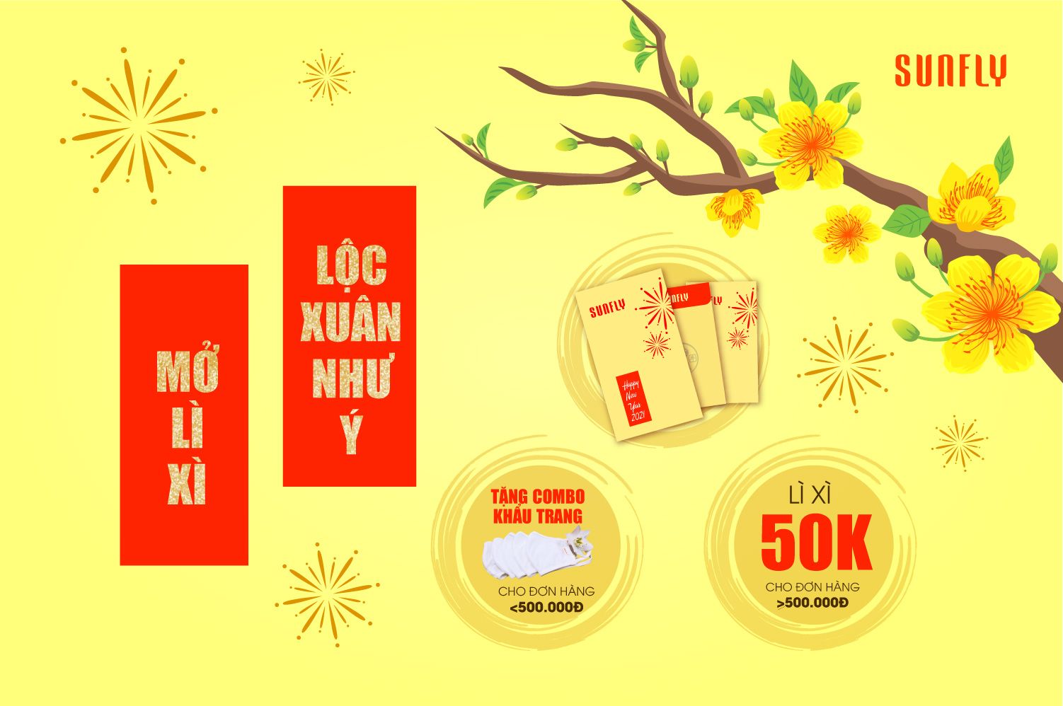 Mở lì xì- lộc xuân như ý