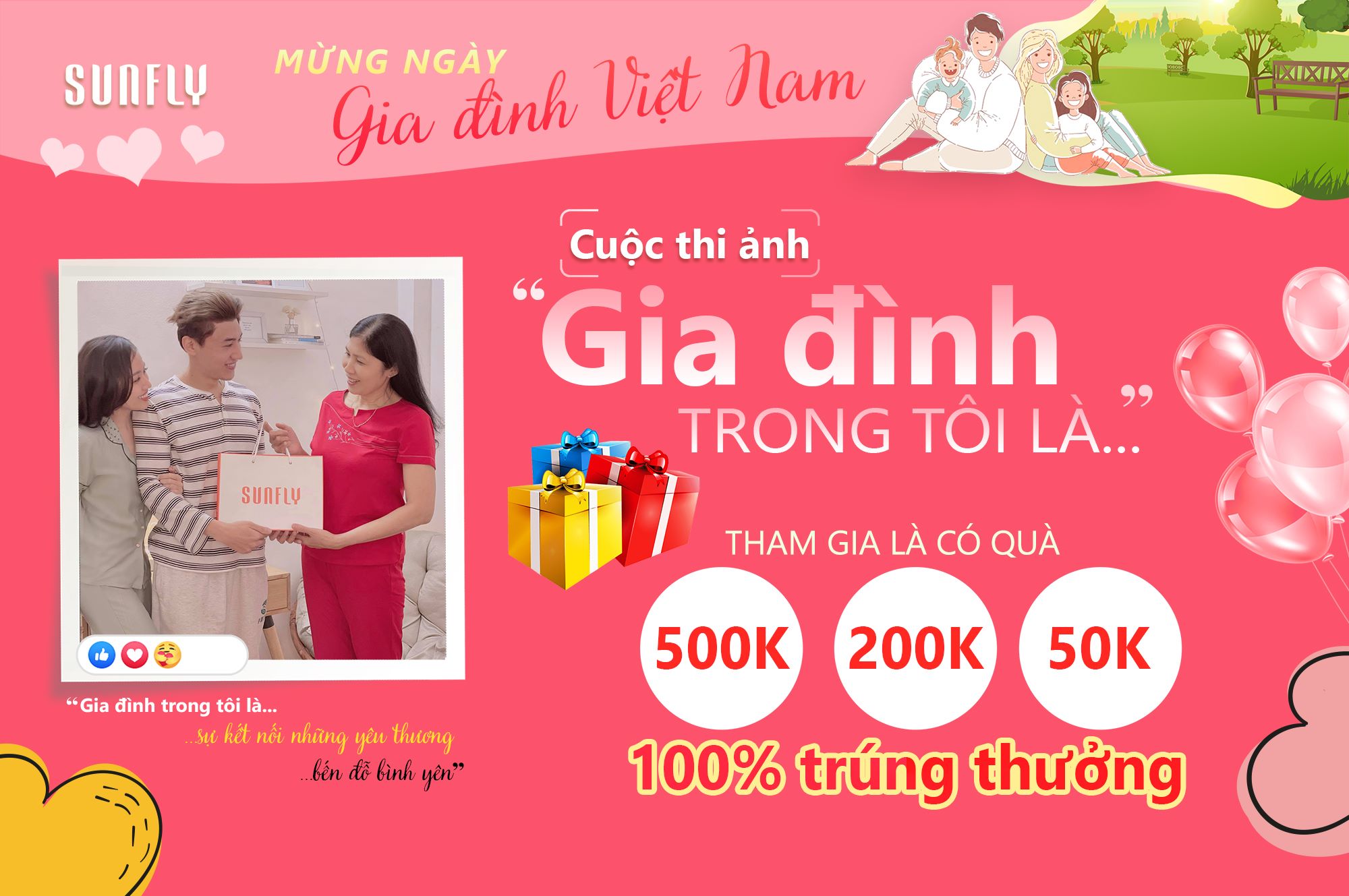 CHÀO MỪNG NGÀY GIA ĐÌNH VIỆT NAM - THAM GIA CUỘC THI ẢNH