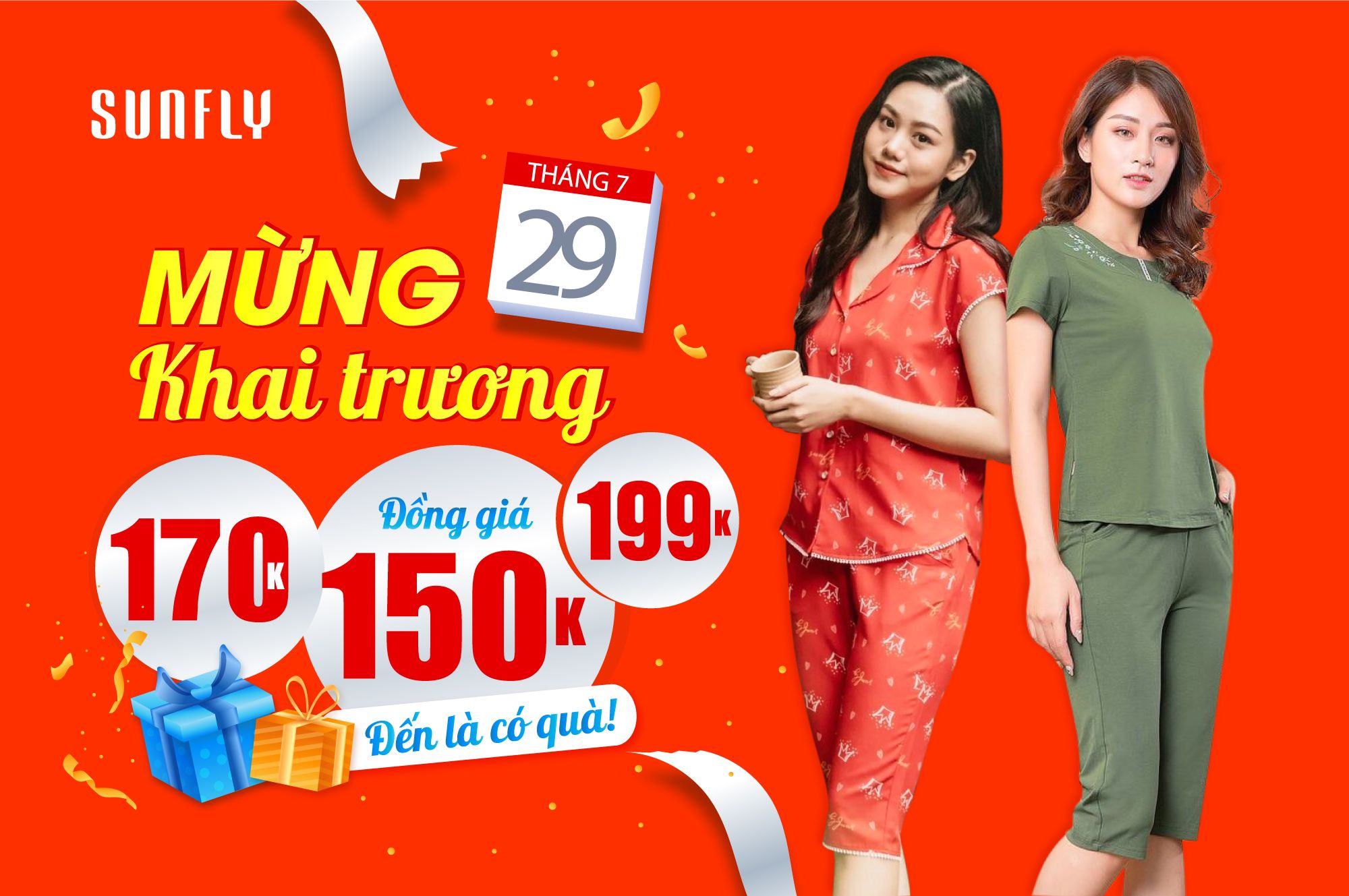 KHUYẾN MÃI TƯNG BỪNG MỪNG KHAI TRƯƠNG SUNFLY PHÚC YÊN - ĐỒNG GIÁ TỪ 150K, 170K, 199K - ĐẾN LÀ CÓ QUÀ