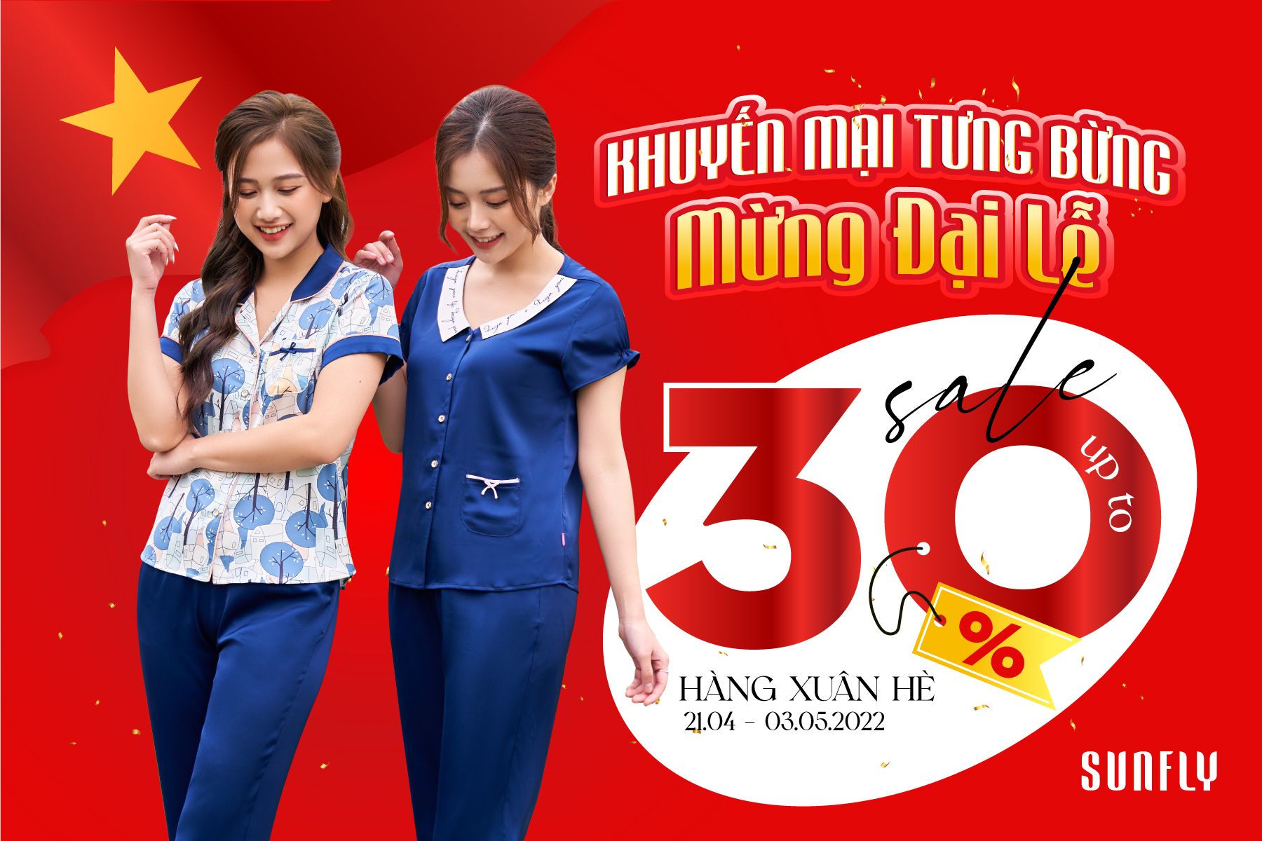 KHUYẾN MÃI TƯNG BỪNG – MỪNG ĐẠI LỄ - SALE UPTO 30% HÀNG HÈ